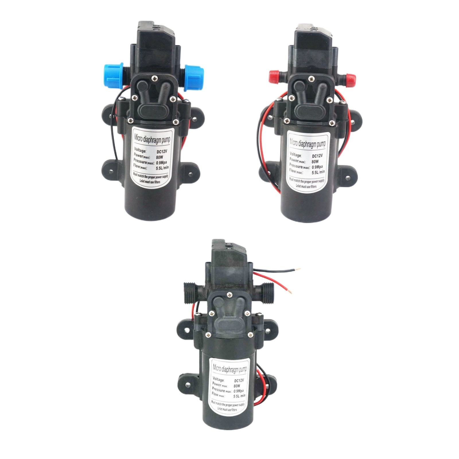 Mini Peristaltic Pump 12V - 12 V/24VDC 15 W/30 W/60 W/80