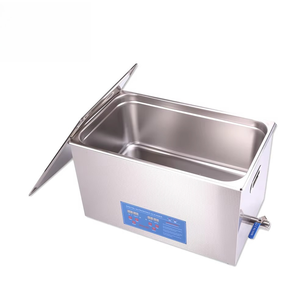 Ultrasonic Cleaner 30L Industrial - เครื่องทำความสะอาดอัลตราโซนิกอุตสาหกรรมขนาด 30 ลิตร แบบกำหนดเองได้ พร้อมตัวตั้งเวลาแบบดิจิตอลและเครื่องทำความร้อน เครื่องทำความสะอาดอัลตราโซนิกแบบดิจิตอล