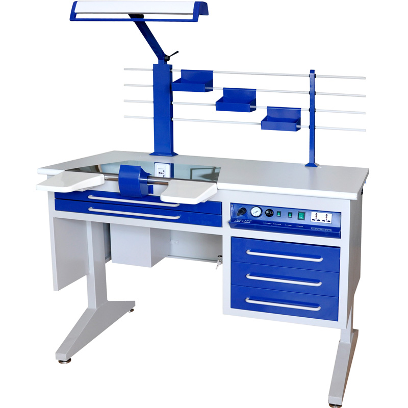 Lab Equipment - โต๊ะทำงานช่างทันตกรรมสำหรับช่างทันตกรรมคนเดียว อุปกรณ์ทันตกรรม โต๊ะปฏิบัติงานในห้องปฏิบัติการทันตกรรม