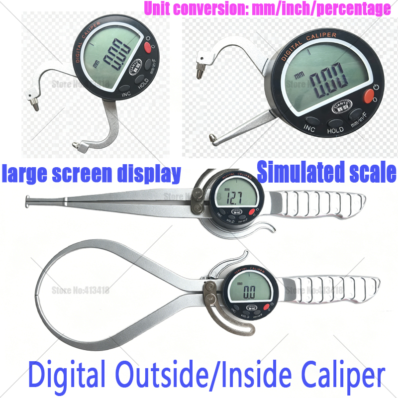 Digital Caliper 150Mm Stainless Steel - คาลิเปอร์ดิจิตอลภายนอก 0-6 นิ้ว 0-8 นิ้ว 0-150