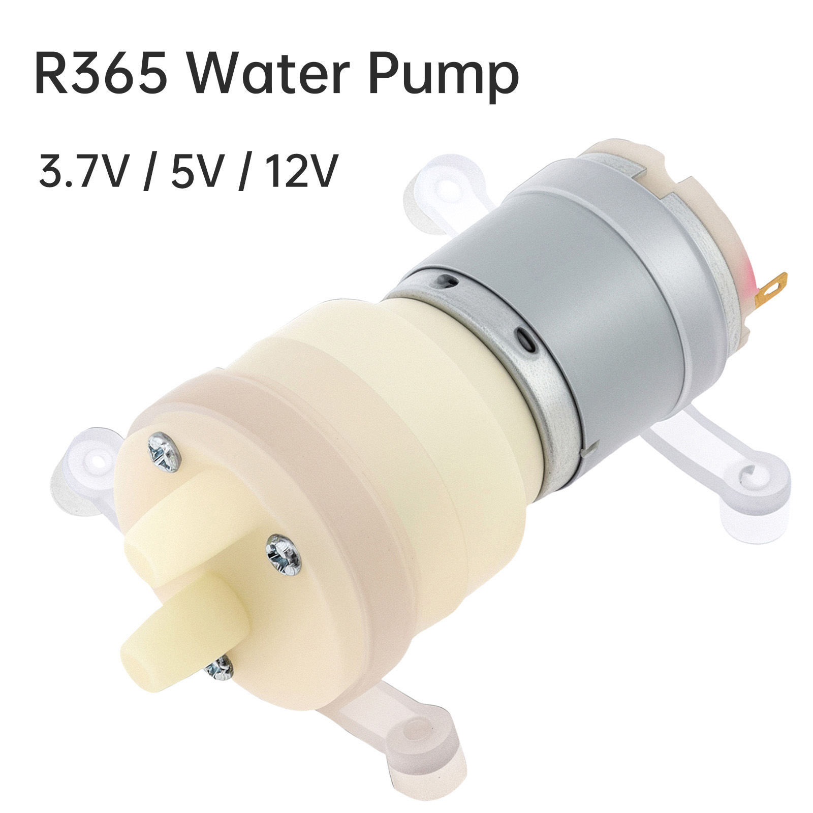 Mini Peristaltic Pump 12V - R365 Micro ปั๊มน้ํามอเตอร์ DC 3.7-12V 2.2L/Min