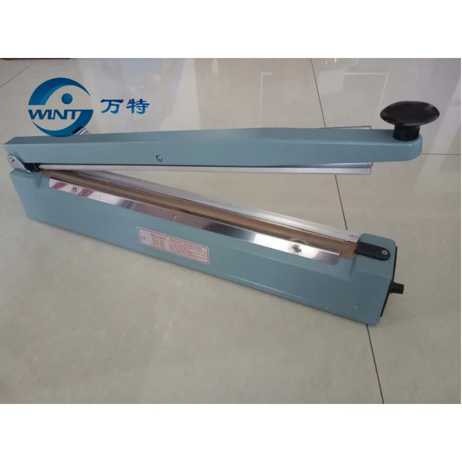 Plastic Bag Impulse Heat Sealer - เครื่องซีลแบบมือถือ KS-400MM พร้อมใบมีดตัด เครื่องซีลแบบใช้ความร้อนด้วยมือ ตัวเครื่องทำจากอะลูมิเนียม สำหรับถุงพลาสติก