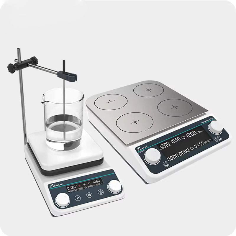 Lab Magnetic Stirrer Hot Plate - เดี่ยวหลาย Magnetic Stirrer พร้อมเครื่องทําความร้อน Stirrer Lab