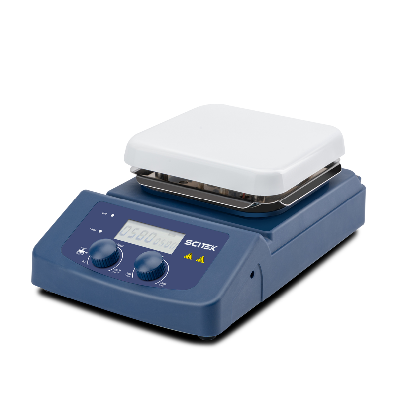 Lab Magnetic Stirrer Hot Plate - 380 ° เครื่องกวนสารแบบแม่เหล็กพร้อมจอ LCD ความละเอียดสูง มอเตอร์