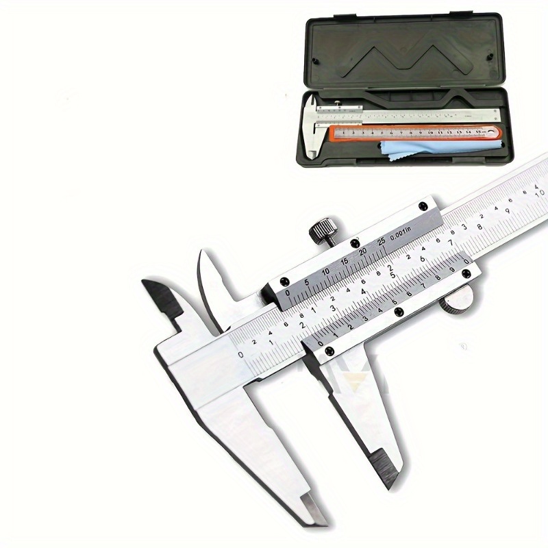 Digital Caliper 150Mm Stainless Steel - เวอร์เนียร์คาลิปเปอร์แบบแมนนวล ขนาด 0-6 นิ้ว (0-150 มม.)