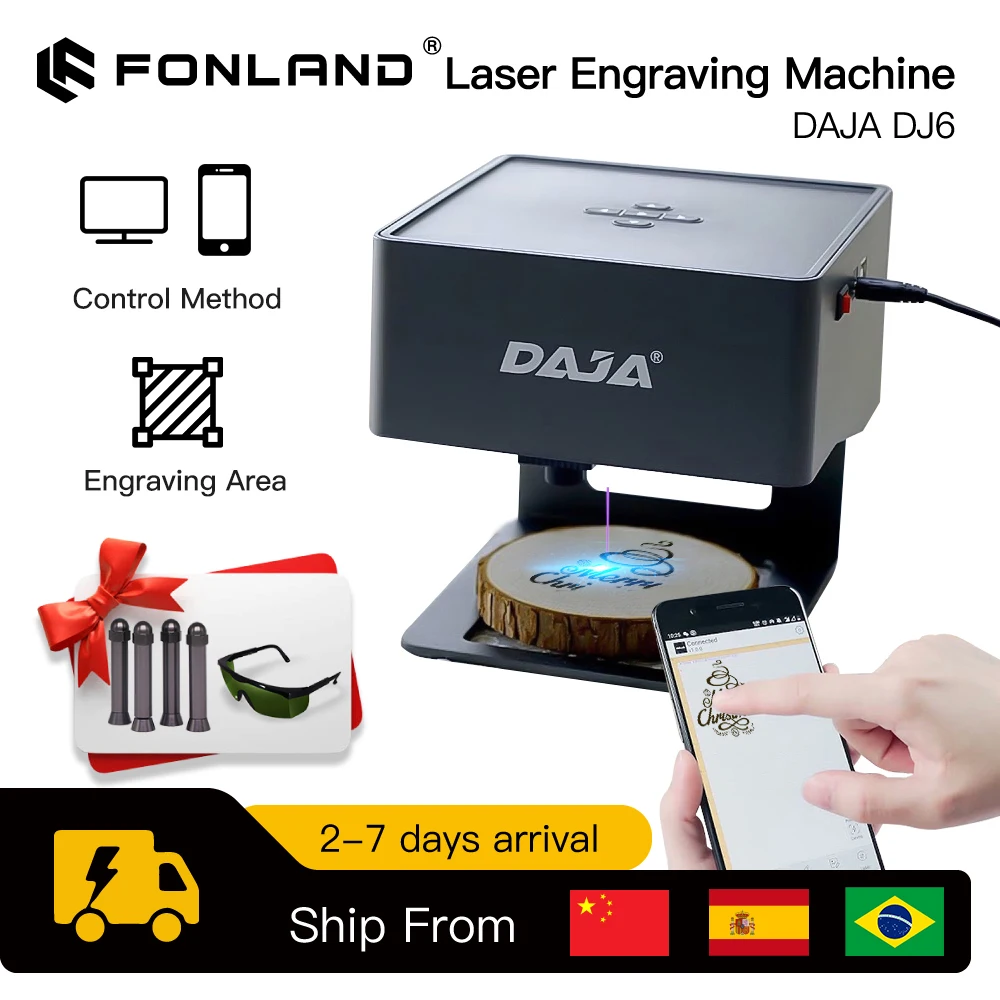 Fiber Laser Marking Machine 30W - Daja เครื่องแกะสลักเลเซอร์ CNC DJ6 mesin grafir