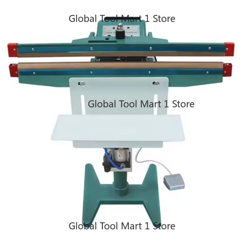 Plastic Bag Impulse Heat Sealer - เครื่องซีลถุงพลาสติกแบบกดเท้าแนวตั้ง รุ่น QPSF-450/650/800/1000 ทำจากอะลูมิเนียม ใช้ลมอัด