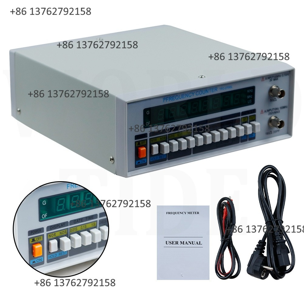 Test Instruments - เครื่องวัดความถี่ความแม่นยำสูงแบบมัลติฟังก์ชัน TFC-2700L พร้อมหน้าจอแสดงผลดิจิตอล LED ช่วงความถี่ 10HZ-2.7GHZ