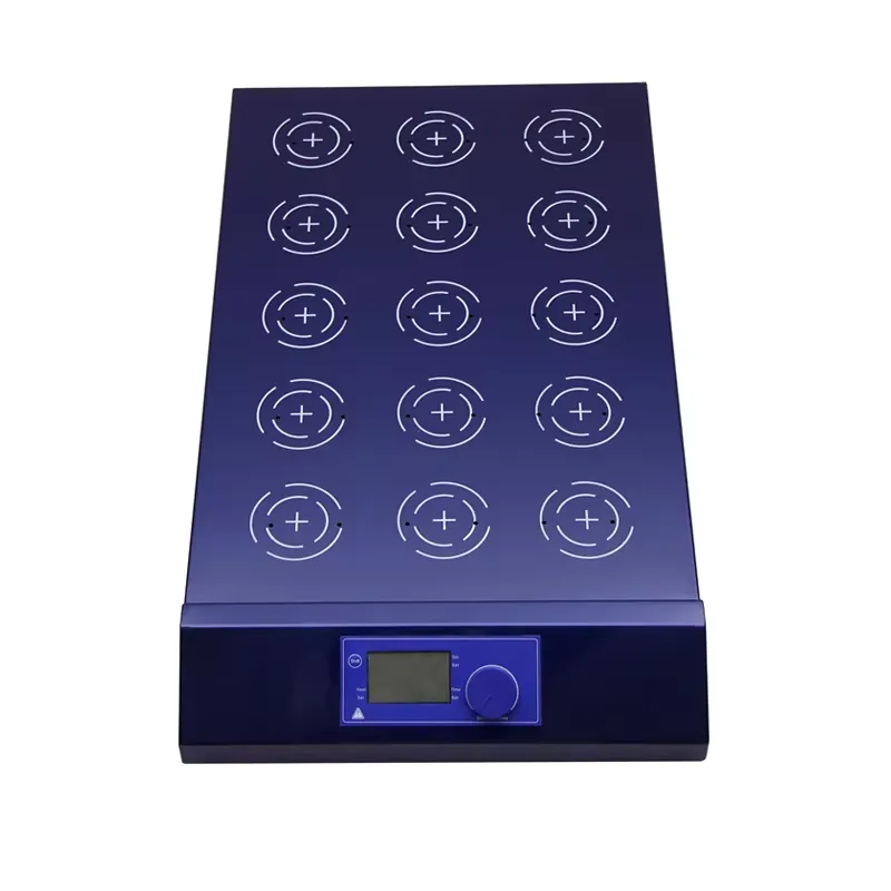 Lab Magnetic Stirrer Hot Plate - เครื่องกวนสารแม่เหล็กแบบ 15 ตำแหน่งพร้อมแผ่นให้ความร้อน JKI Laboratory รุ่น