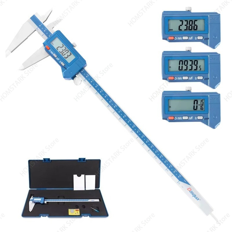 Digital Caliper 150Mm Stainless Steel - คาลิปเปอร์ดิจิตอลกันน้ำมาตรฐาน IP54, ขนาด 0‑150 มม. 0‑200