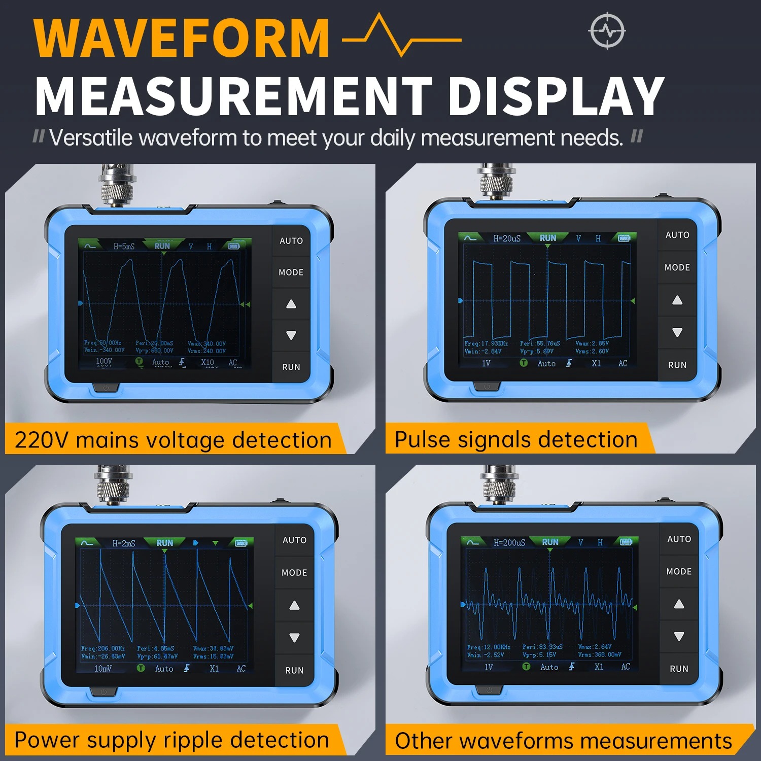 FNIRSI DSO510 ออสซิลโลสโคปดิจิ - Fnirsi Digital Oscilloscope Handheld บทวิจารณ์และราคา