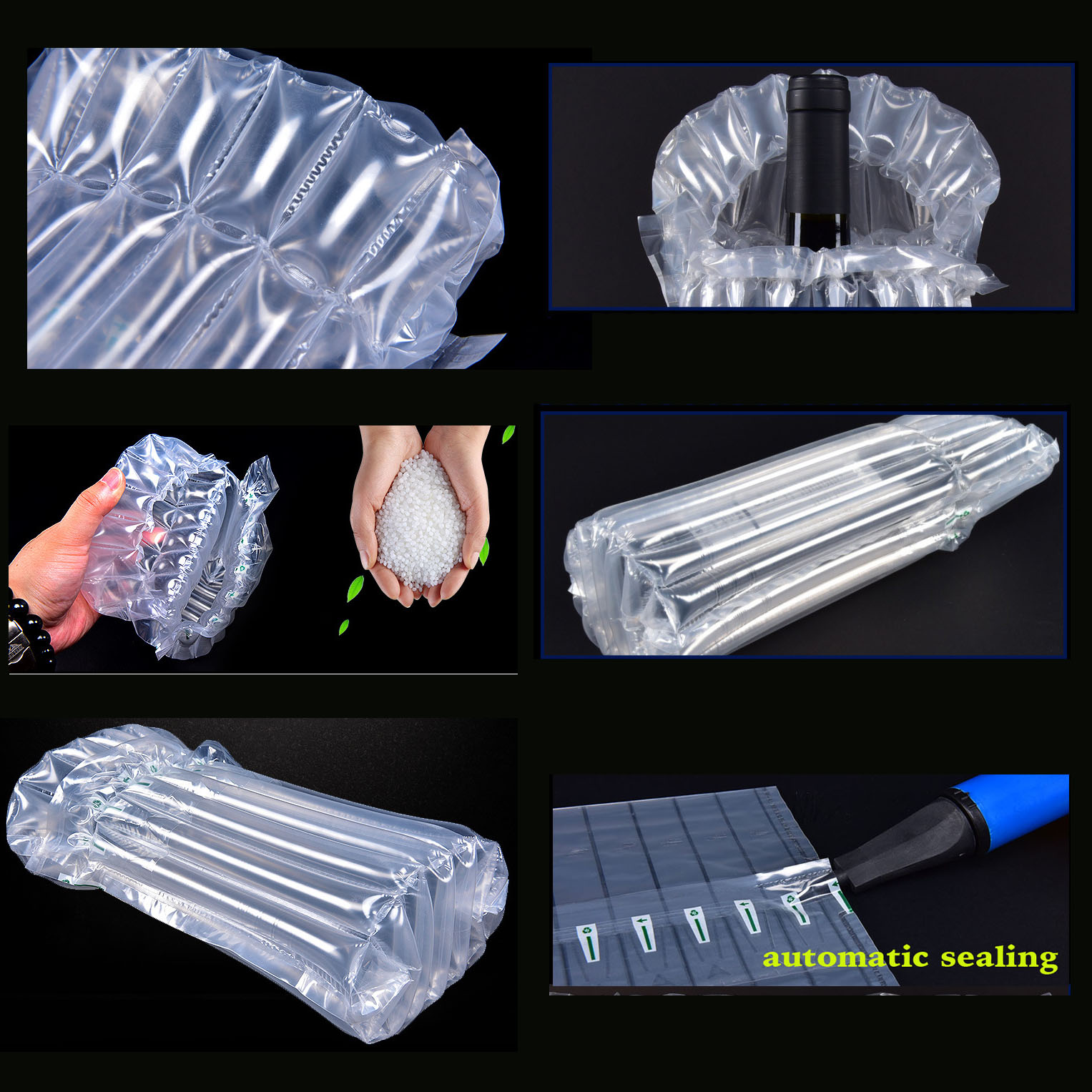 ถุงกันกระแทกเติมอากาศแบบเป่าลม - Air Bubble Wrap Roll Packaging บทวิจารณ์และราคา
