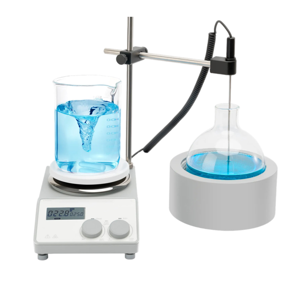 เครื่องกวนสารแบบแม่เหล็กพร้อมแ - Lab Magnetic Stirrer Hot Plate บทวิจารณ์และราคา