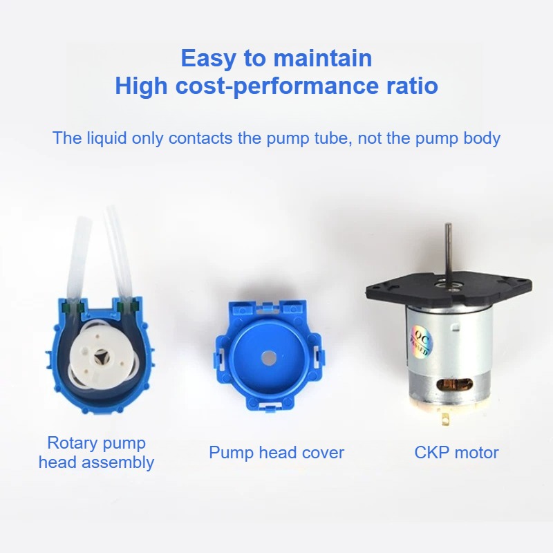 ปั๊มเพอริสแตลติกขนาดเล็ก DC 12 - Mini Peristaltic Pump 12V บทวิจารณ์และราคา