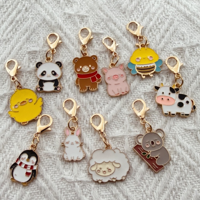 พวงกุญแจรูปสัตว์การ์ตูนแบบหยดน - Packaging บทวิจารณ์และราคา
