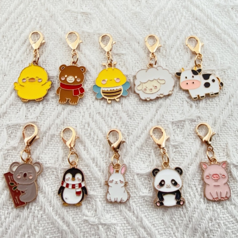 พวงกุญแจรูปสัตว์การ์ตูนแบบหยดน - Packaging บทวิจารณ์และราคา