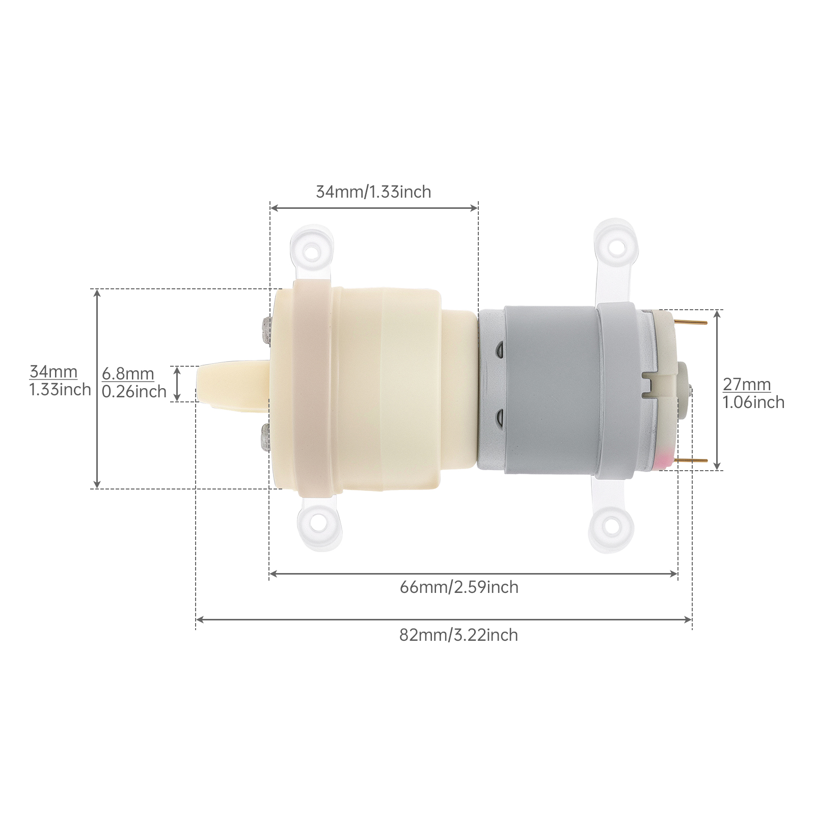 R365 Micro ปั๊มน้ํามอเตอร์ DC  - Mini Peristaltic Pump 12V บทวิจารณ์และราคา