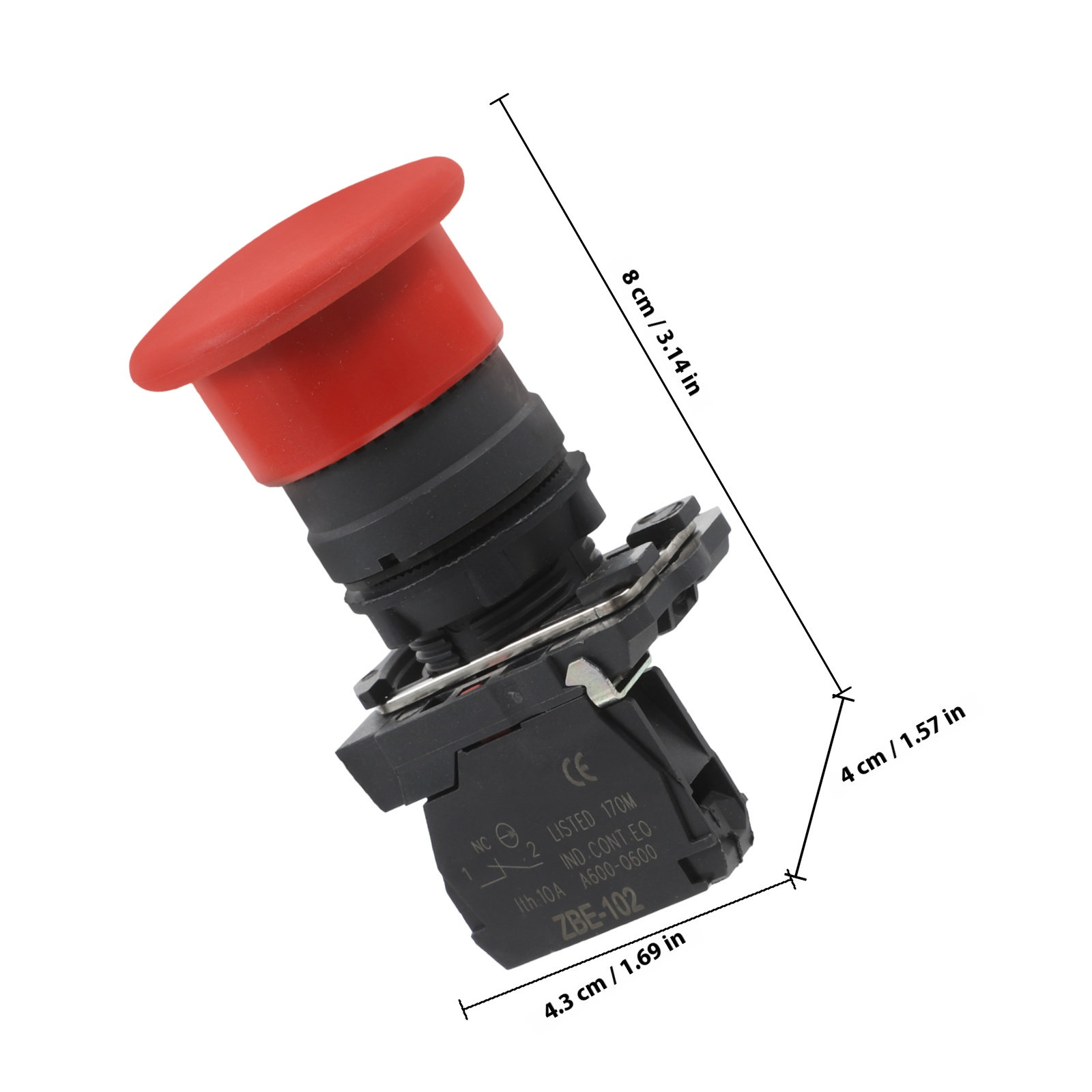 ปุ่มกดหยุดเหตุการณ์สีแดง อุปกร - Industrial Tools บทวิจารณ์และราคา