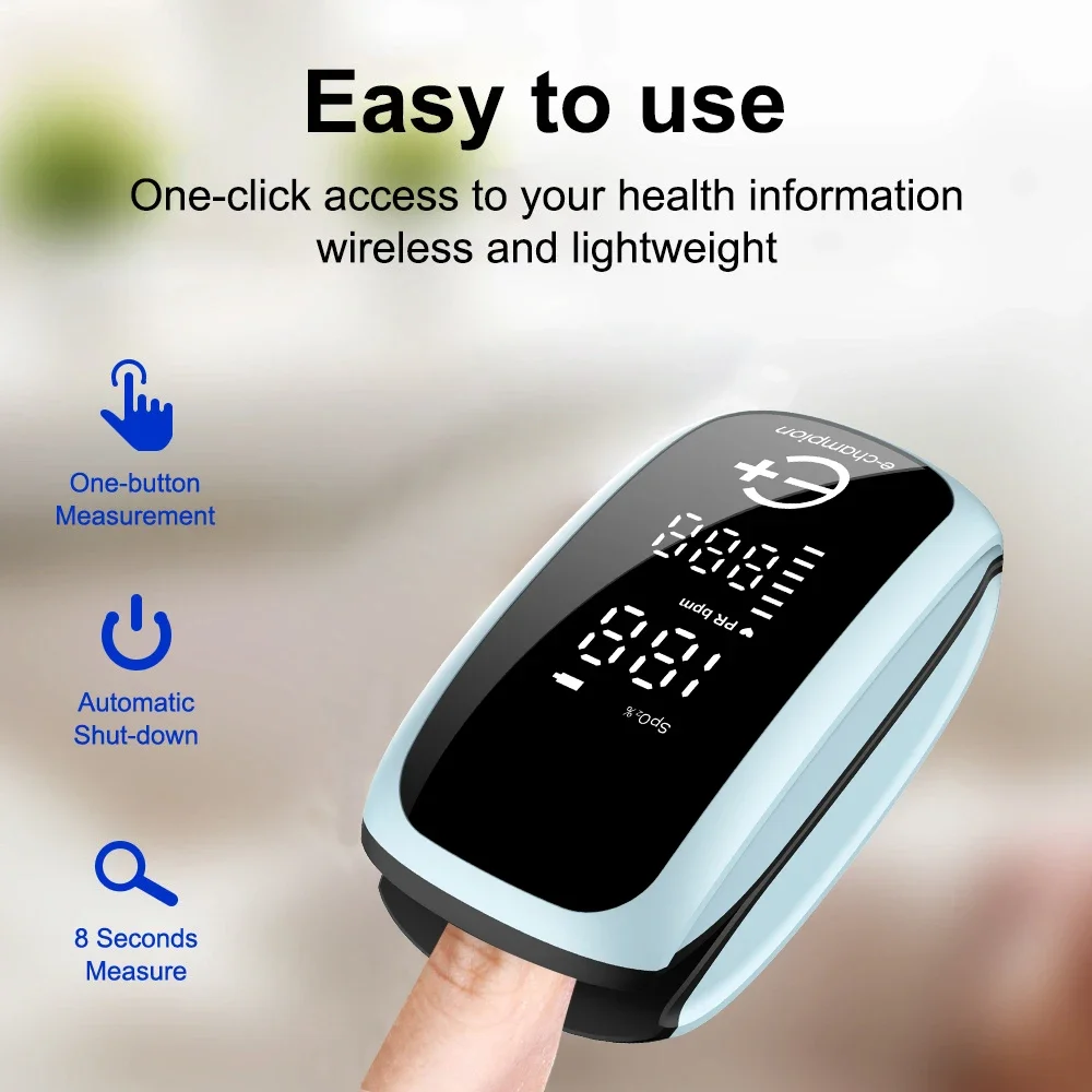 ความอิ่มตัวของออกซิเจนในเลือดจ - Pulse Oximeter Fingertip Rechargeable บทวิจารณ์และราคา