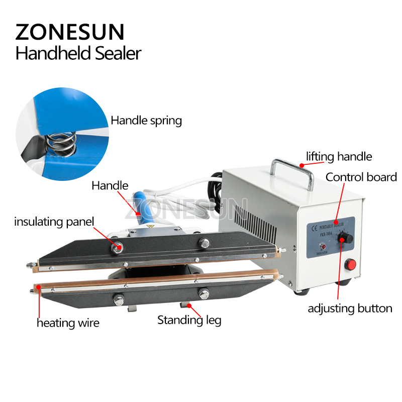 เครื่องซีลถุงพลาสติกแบบพกพา ZO - Plastic Bag Impulse Heat Sealer บทวิจารณ์และราคา