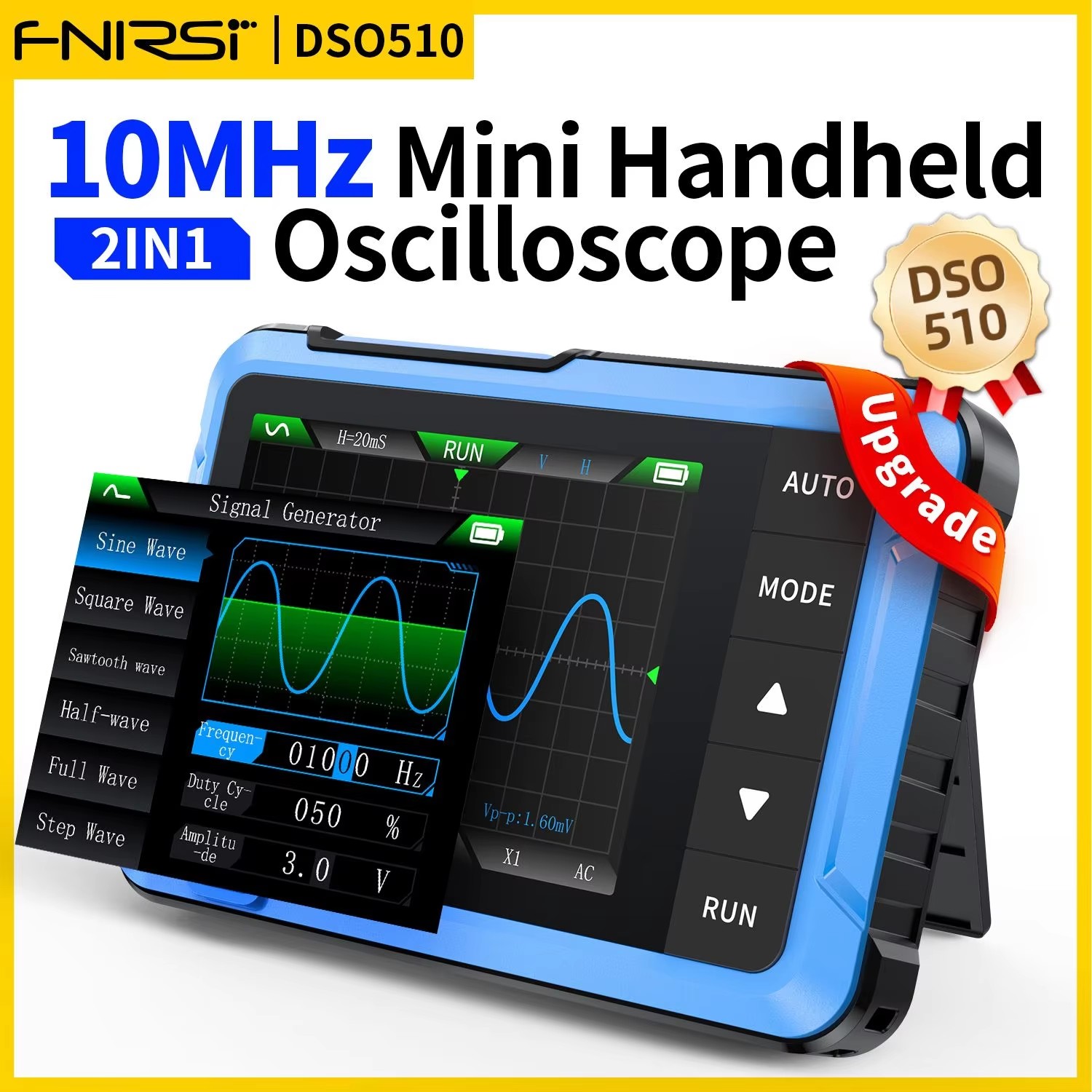FNIRSI ใหม่ DSO510 DSO152 DSO1 - Fnirsi Digital Oscilloscope Handheld บทวิจารณ์และราคา