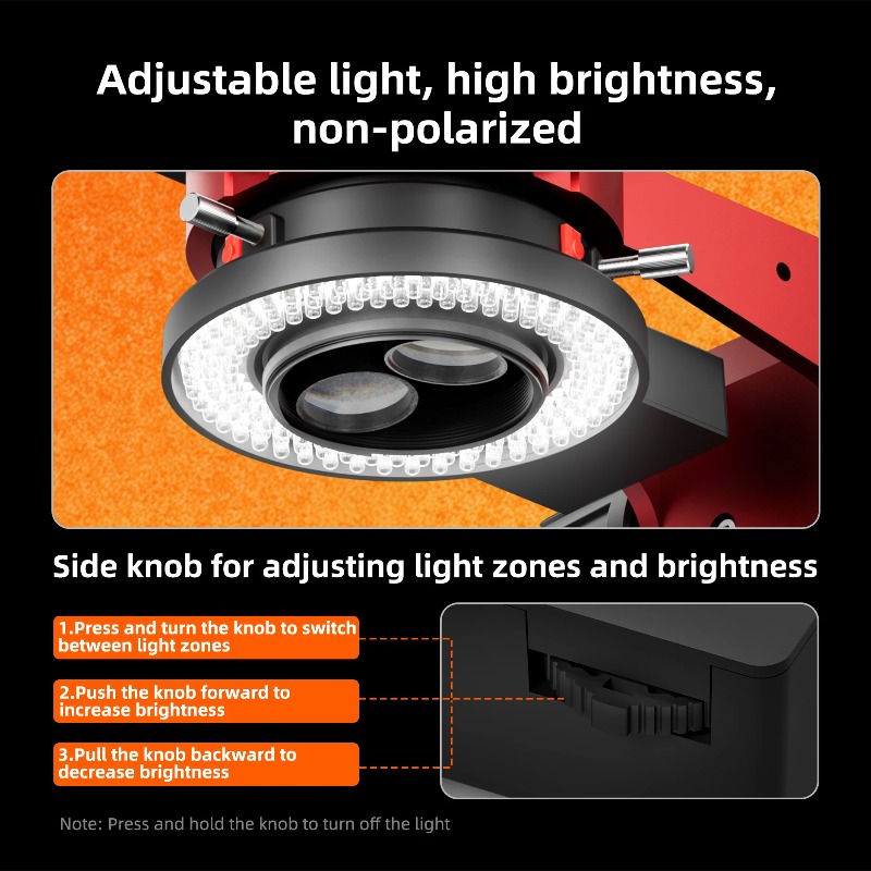 ไฟวงแหวนสำหรับกล้องจุลทรรศน์ Y - Industrial Tools บทวิจารณ์และราคา