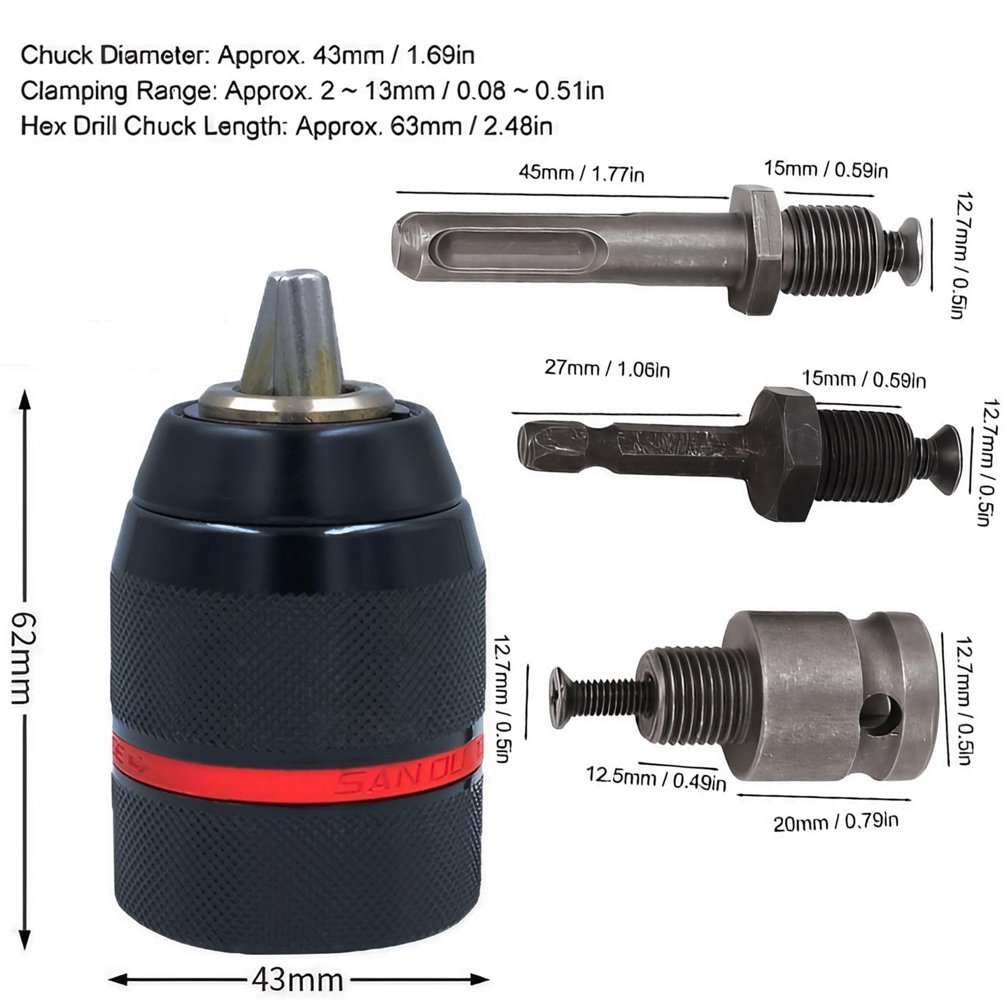 หัวจับดอกสว่านแบบไม่ใช้กุญแจ อ - Industrial Tools บทวิจารณ์และราคา