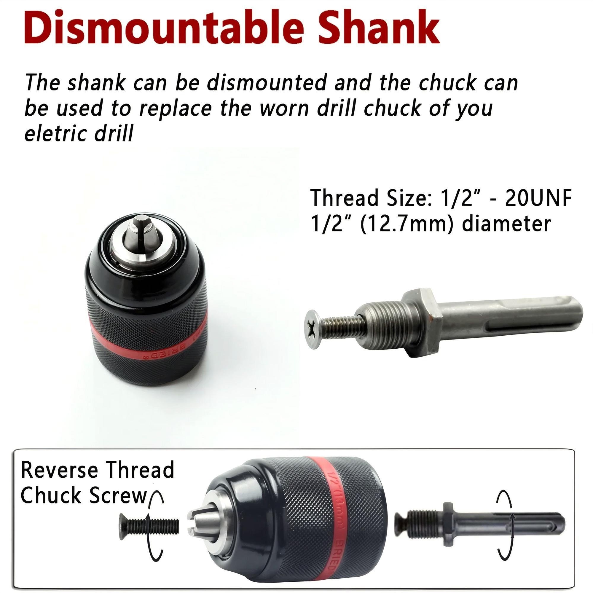 หัวจับดอกสว่านแบบไม่ใช้กุญแจ อ - Industrial Tools บทวิจารณ์และราคา