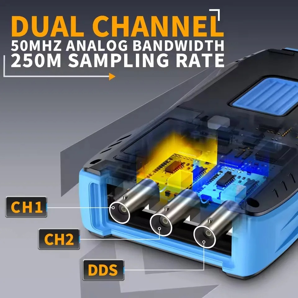 2C23T ออสซิลโลสโคปแบบพกพา 3-in - Fnirsi Digital Oscilloscope Handheld บทวิจารณ์และราคา