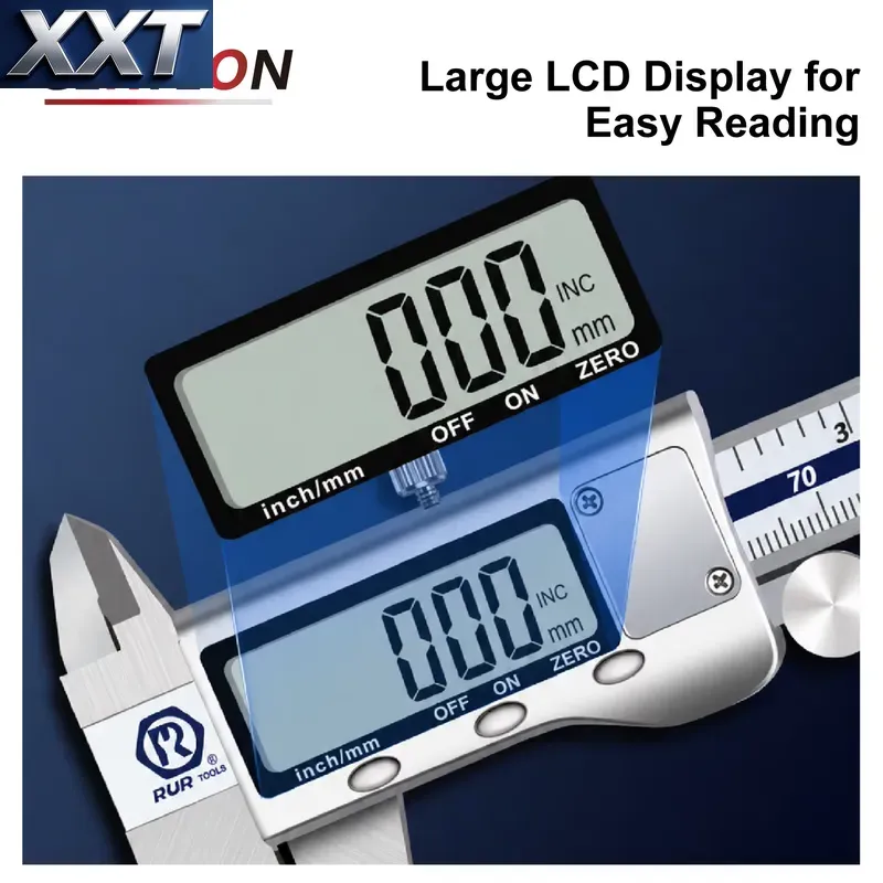 คาลิปเปอร์ดิจิตอลสแตนเลส XXT พ - Digital Caliper 150Mm Stainless Steel บทวิจารณ์และราคา