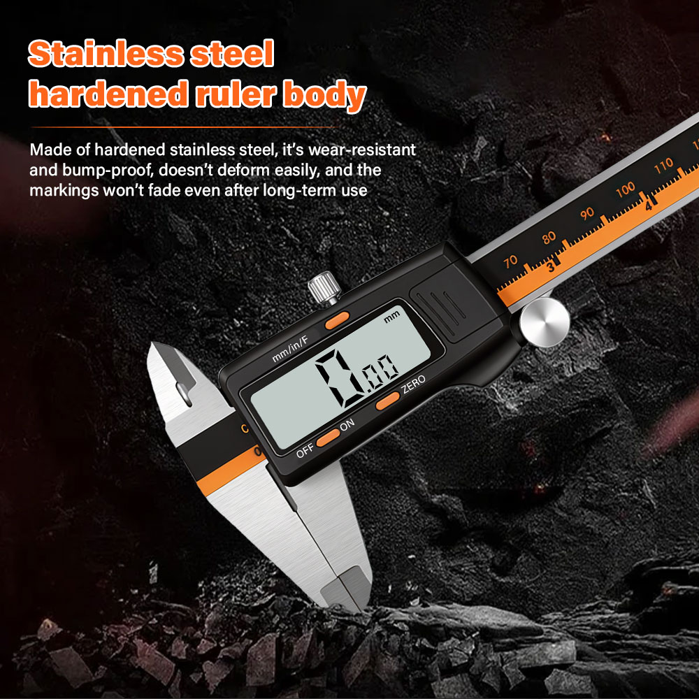 เครื่องวัดระยะดิจิตอลสแตนเลส N - Digital Caliper 150Mm Stainless Steel บทวิจารณ์และราคา