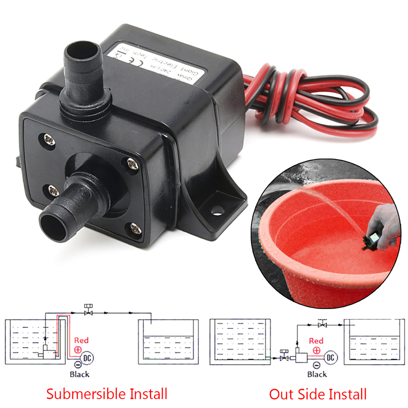มินิ DC12V 3M 240L/H มอเตอร์แบ - Mini Peristaltic Pump 12V บทวิจารณ์และราคา