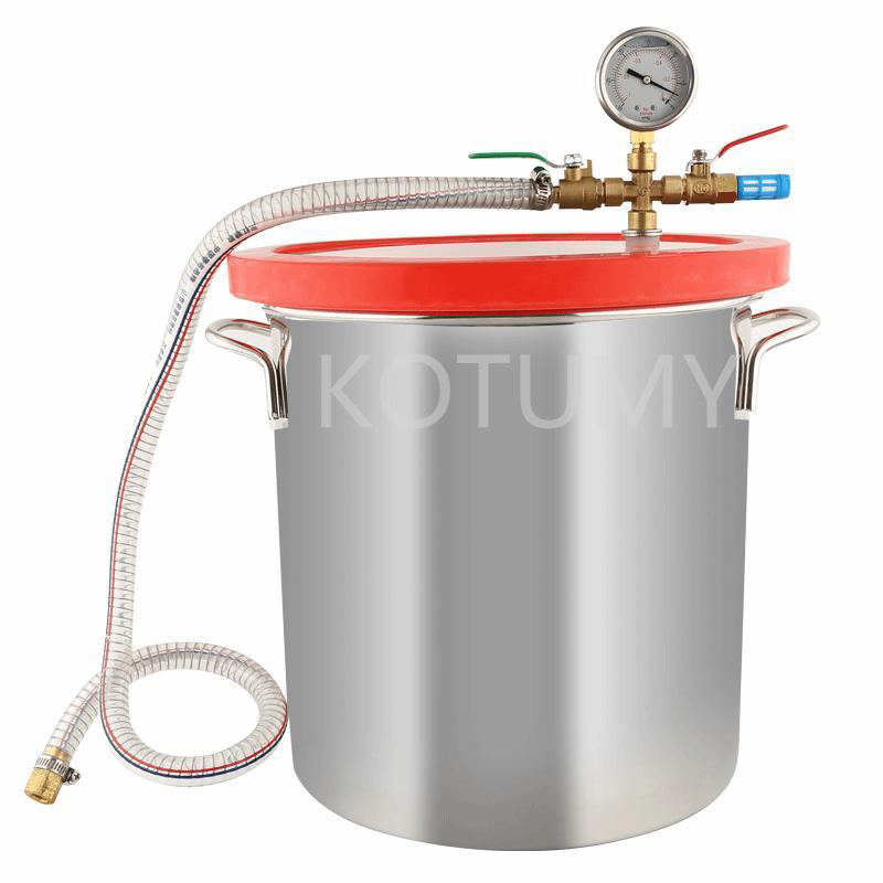 ถังสุญญากาศสแตนเลสขนาด 7.2 ลิต - Vacuum Chamber Kit With Pump บทวิจารณ์และราคา