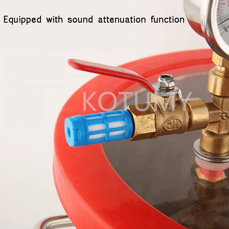 ถังสุญญากาศสแตนเลสขนาด 7.2 ลิต - Vacuum Chamber Kit With Pump บทวิจารณ์และราคา