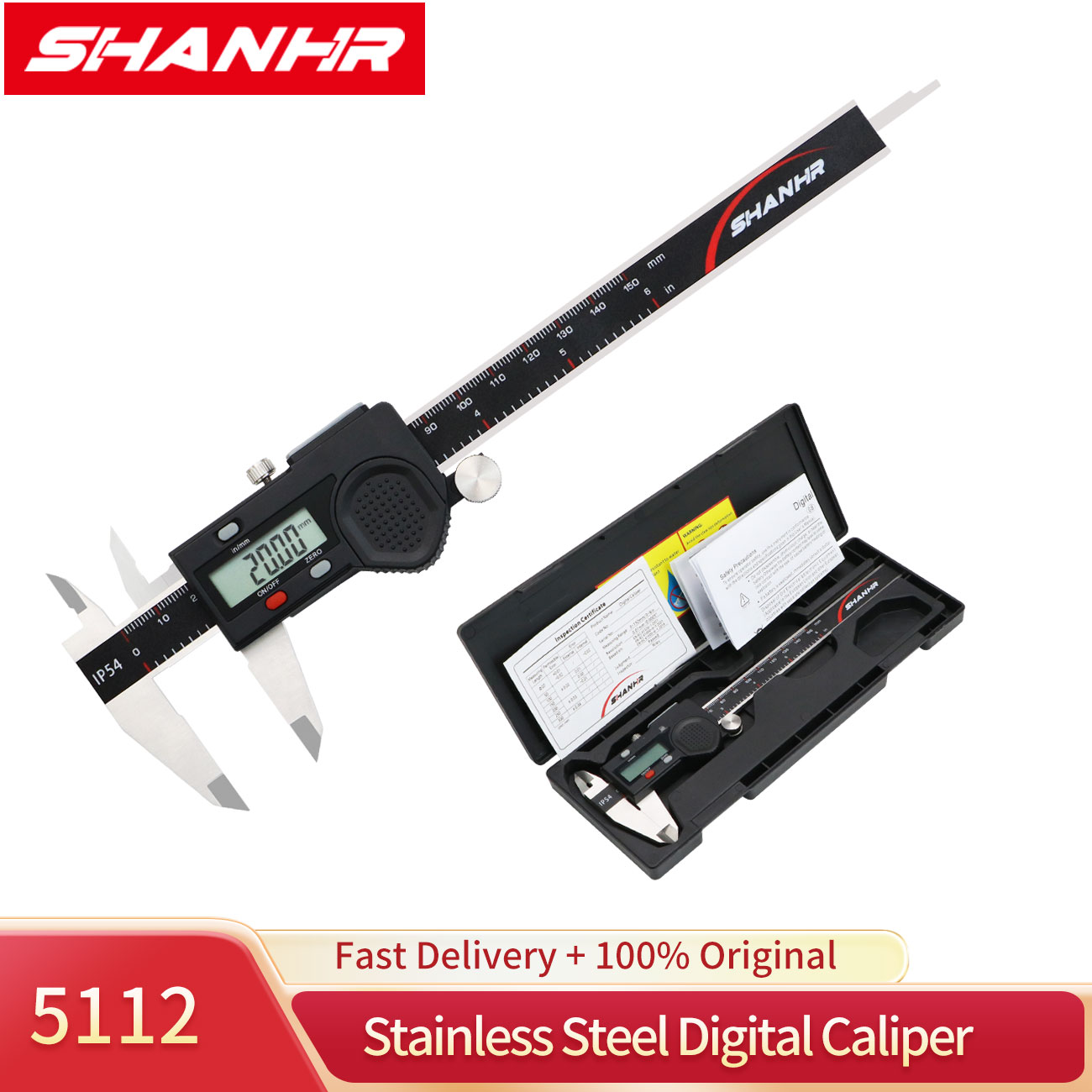 เวอร์เนียร์คาลิปเปอร์อิเล็กทรอ - Digital Caliper 150Mm Stainless Steel บทวิจารณ์และราคา