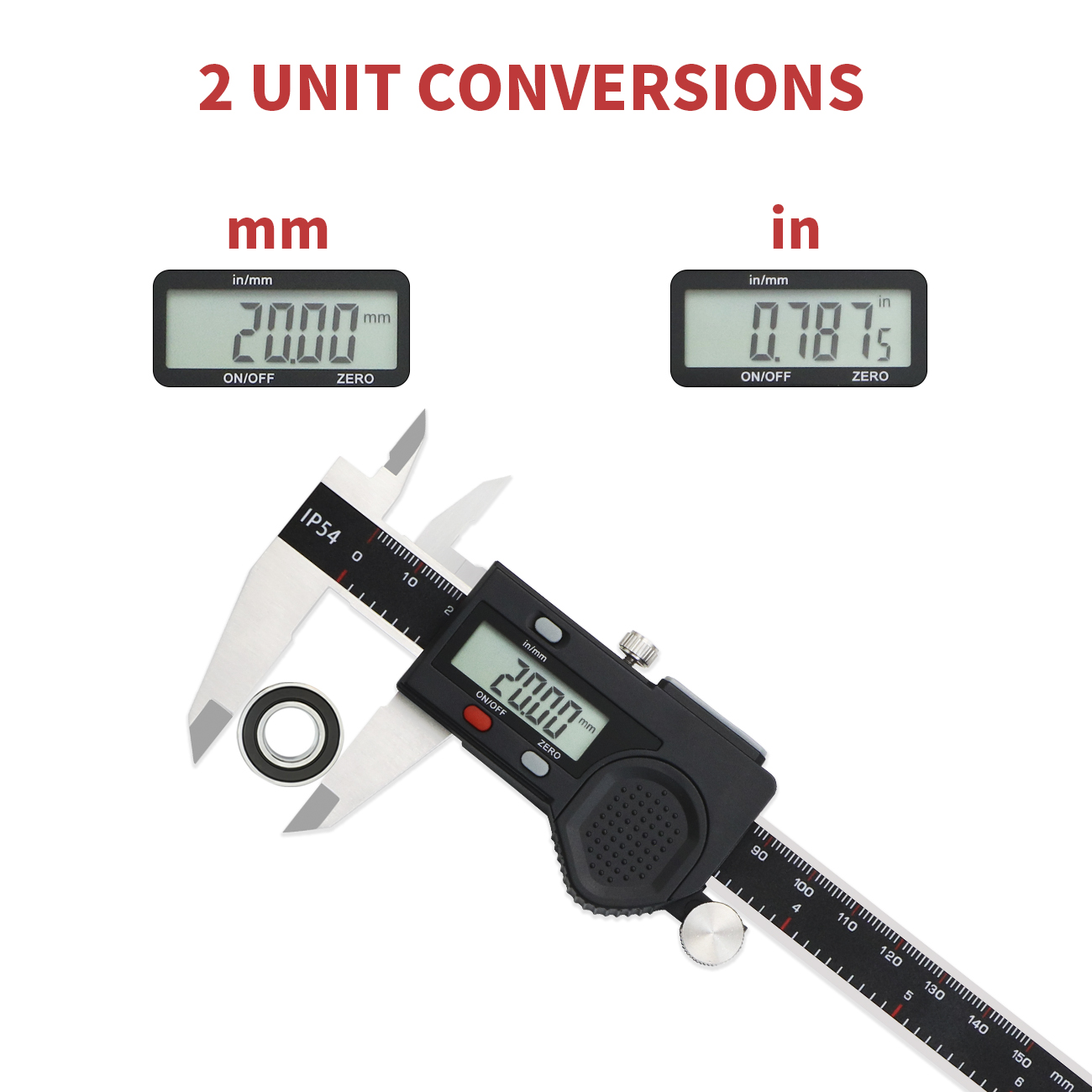เวอร์เนียร์คาลิปเปอร์อิเล็กทรอ - Digital Caliper 150Mm Stainless Steel บทวิจารณ์และราคา