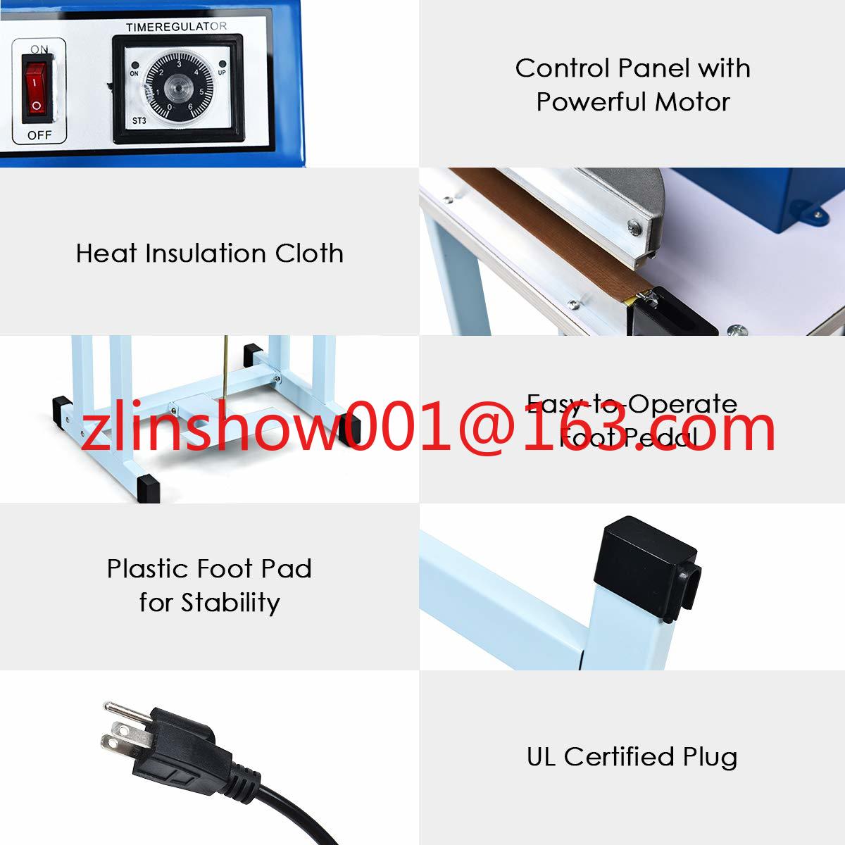 เครื่องซีลแบบกึ่งอัตโนมัติชนิด - Plastic Bag Impulse Heat Sealer บทวิจารณ์และราคา