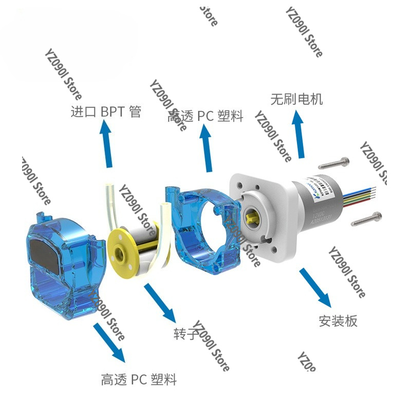 ปั๊มเพอริสตัลติกขนาดเล็ก KPHM1 - Mini Peristaltic Pump 12V บทวิจารณ์และราคา