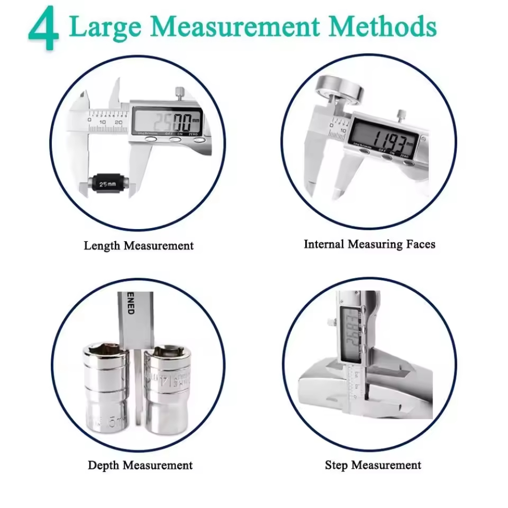 เวอร์เนียร์คาลิปเปอร์อิเล็กทรอ - Digital Caliper 150Mm Stainless Steel บทวิจารณ์และราคา