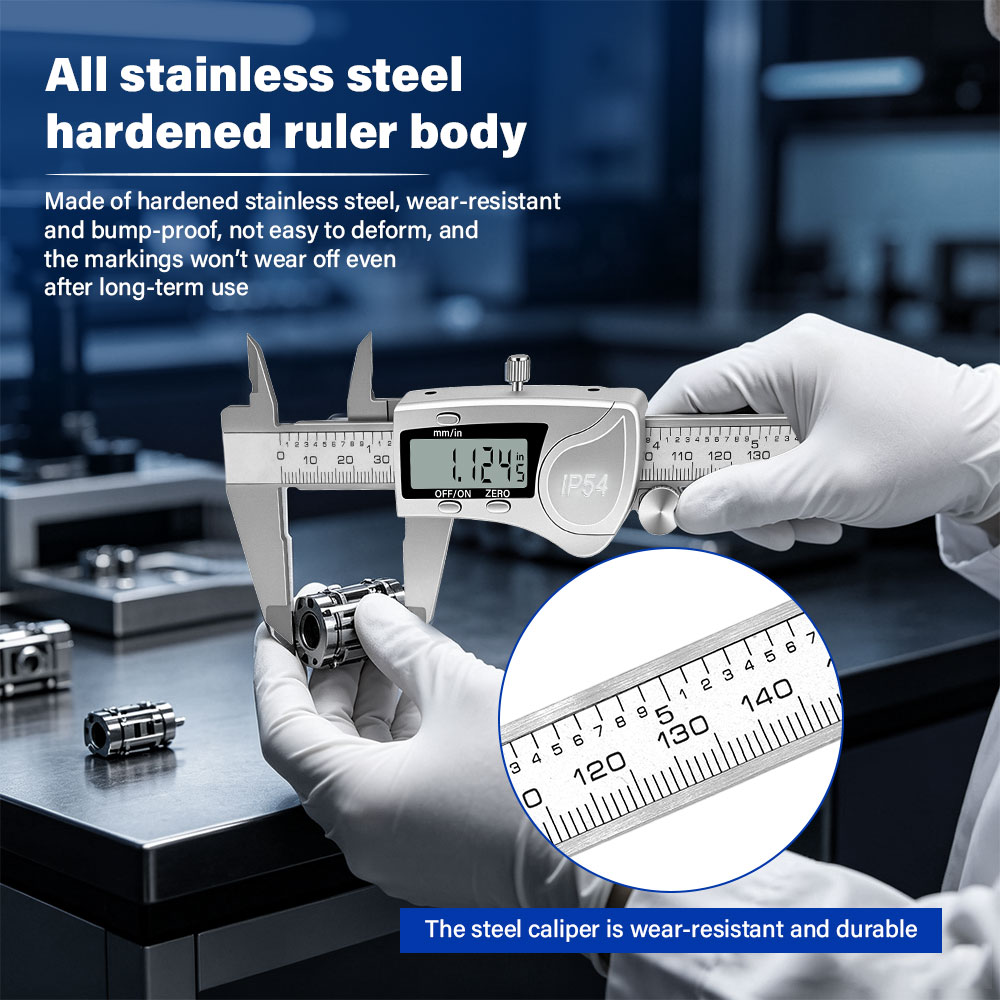 คาลิปเปอร์ดิจิตอลสแตนเลส IP54  - Digital Caliper 150Mm Stainless Steel บทวิจารณ์และราคา