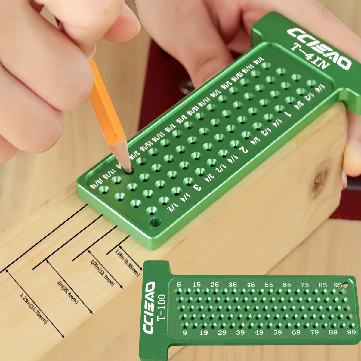 4 นิ้ว/100 มม.ไม้ Scribe,เมตริ - Test Instruments บทวิจารณ์และราคา
