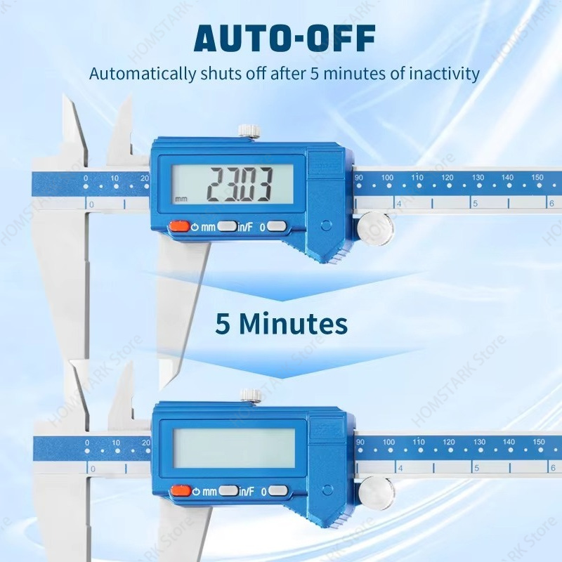 คาลิปเปอร์ดิจิตอลกันน้ำมาตรฐาน - Digital Caliper 150Mm Stainless Steel บทวิจารณ์และราคา