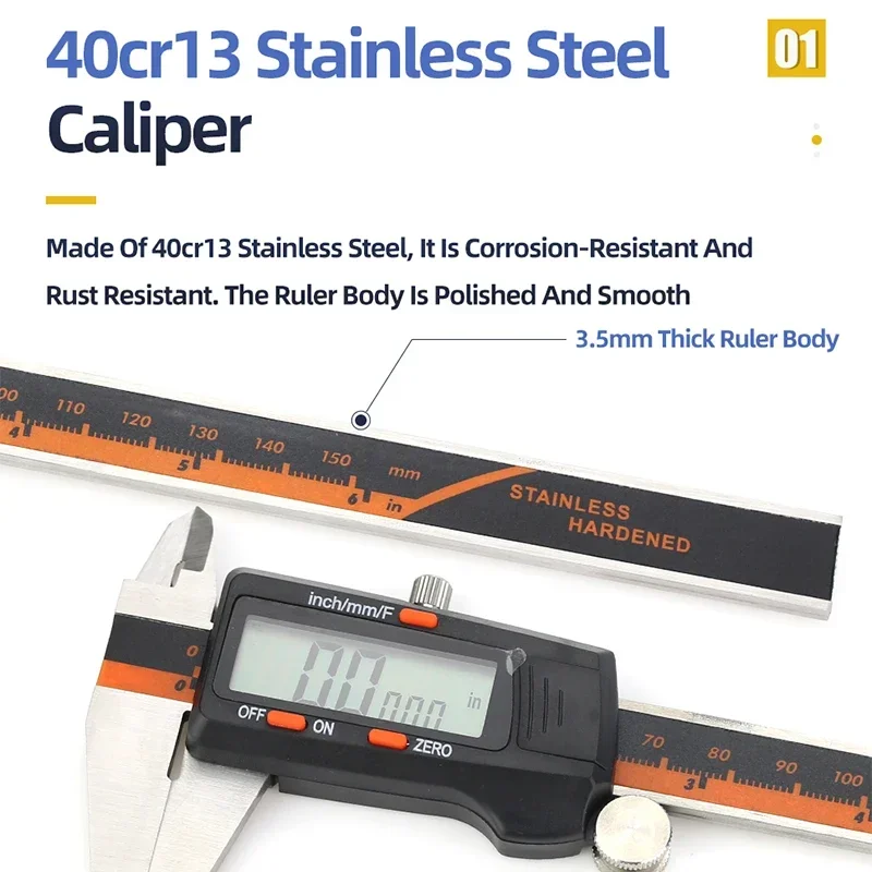เศษส่วนโลหะ Caliper Digital Pa - Digital Caliper 150Mm Stainless Steel บทวิจารณ์และราคา