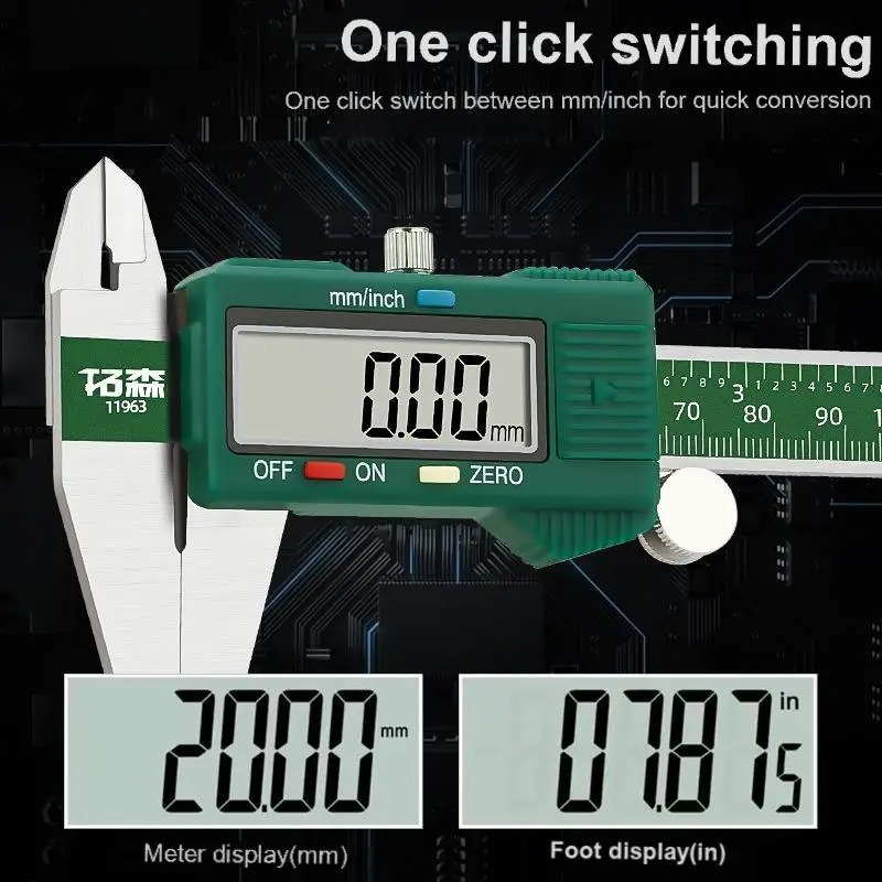 คาลิปเปอร์ดิจิตอลขนาดเล็กความแ - Digital Caliper 150Mm Stainless Steel บทวิจารณ์และราคา