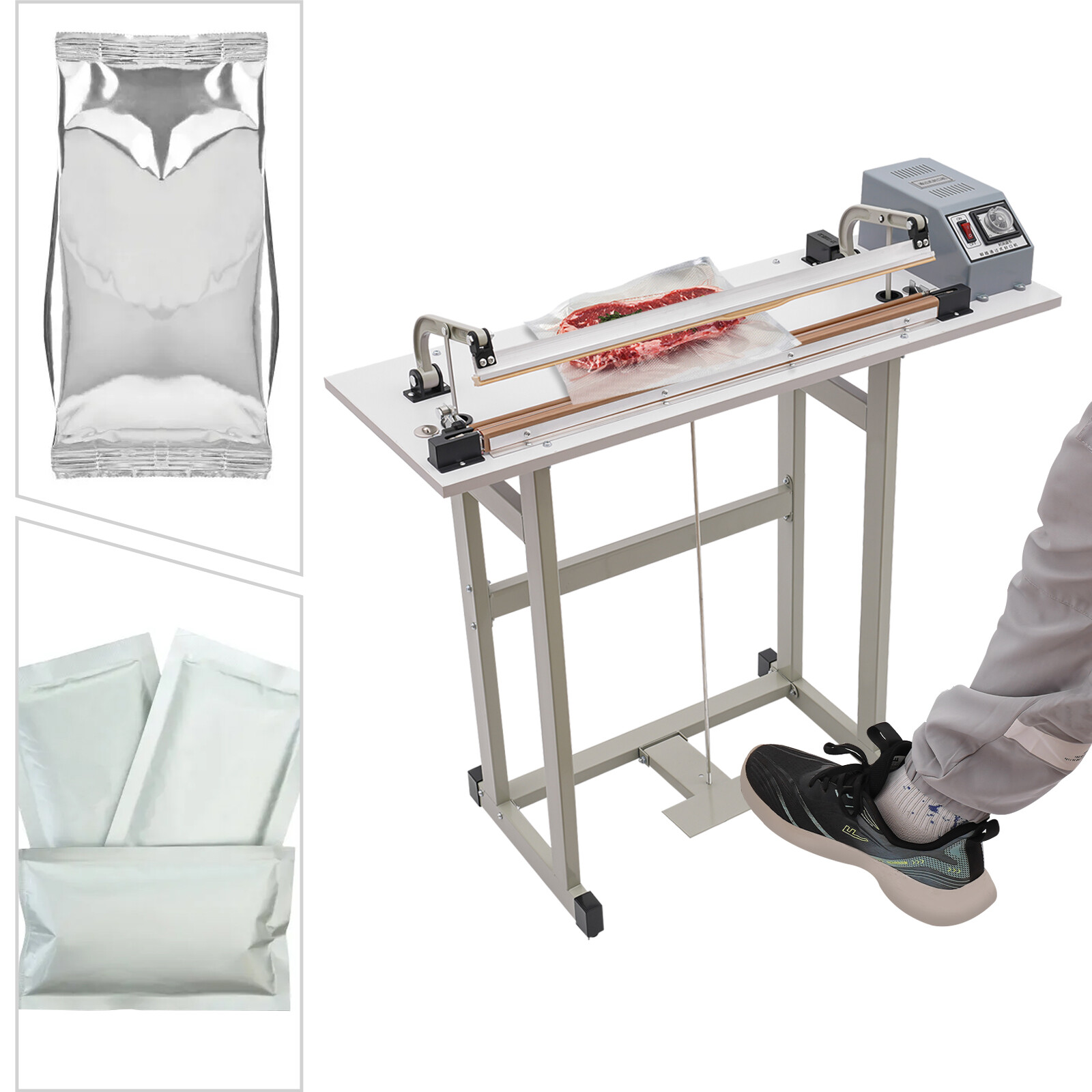 เครื่องซีลถุงพลาสติกแบบใช้เท้า - Plastic Bag Impulse Heat Sealer บทวิจารณ์และราคา